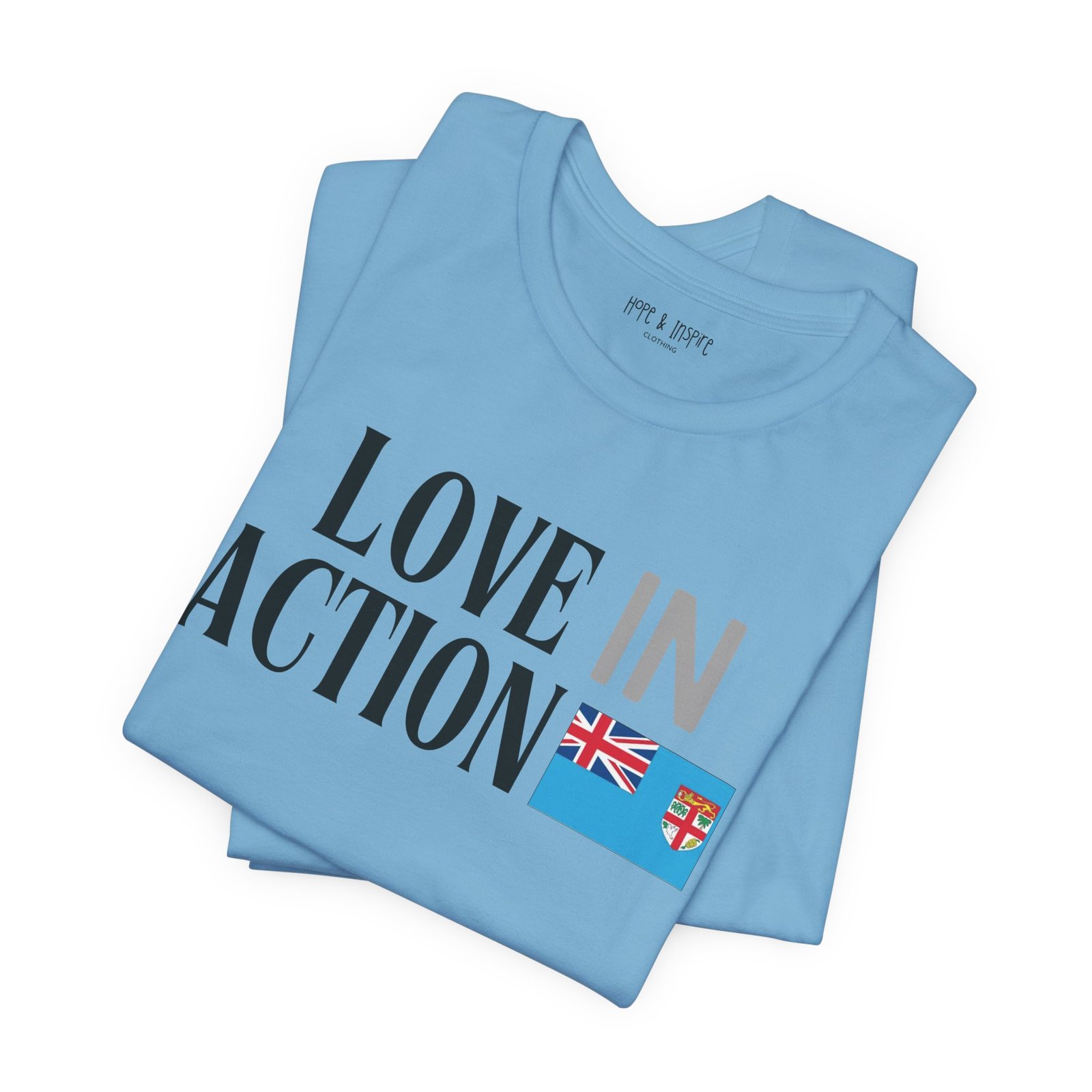 Love in Action T-shirt - Fiji - Image 23