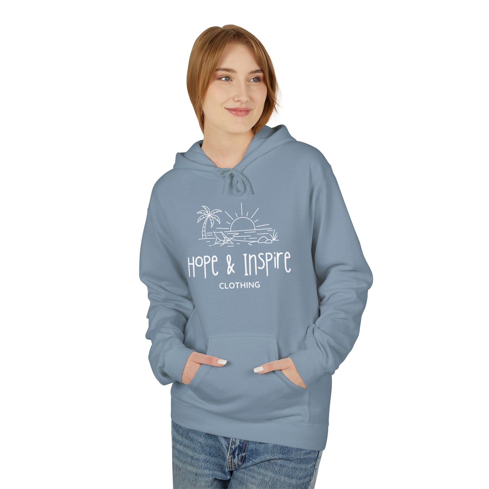 Beach Retreat Midweight Softstyle Fleece Hoodie - Image 23