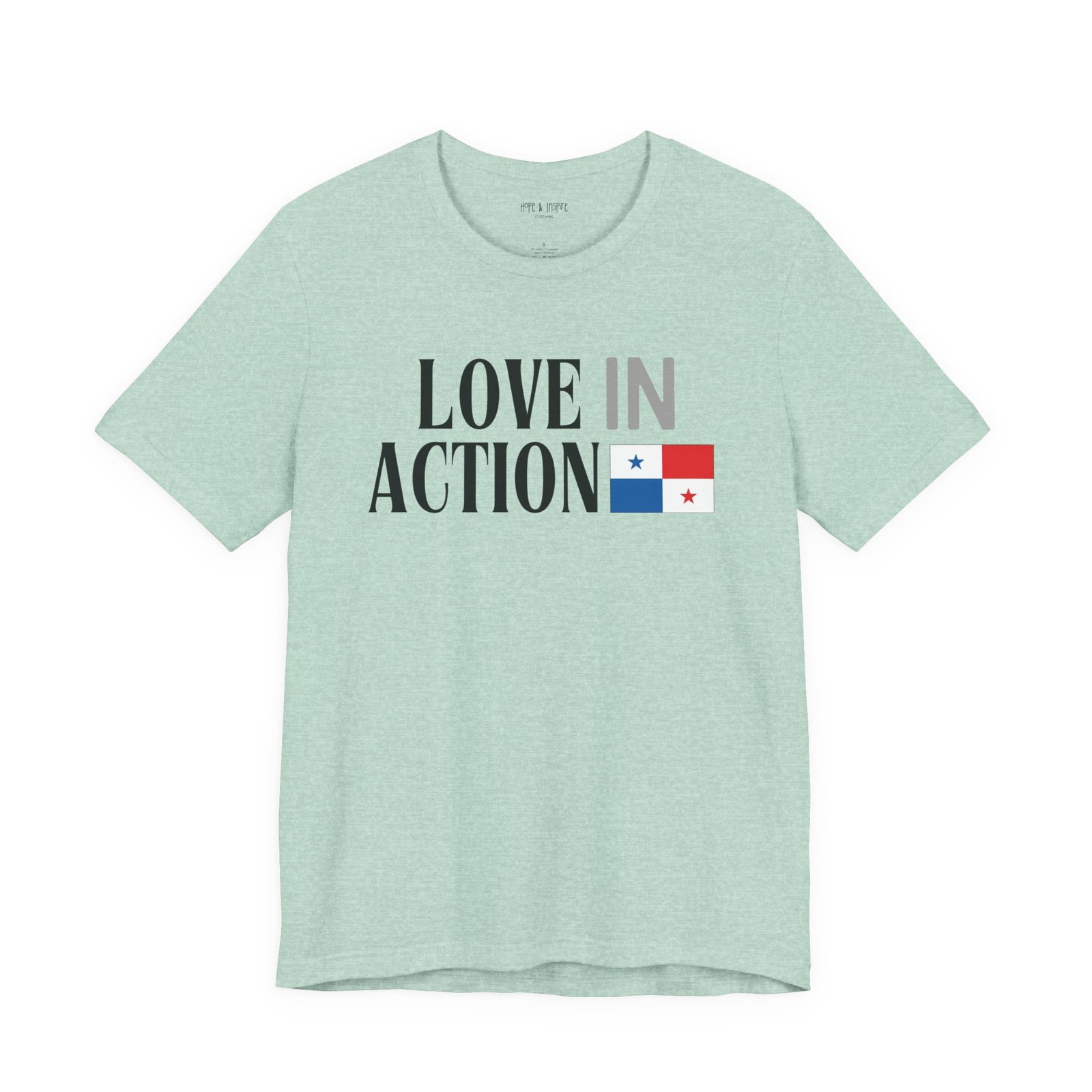 Love in Action T-shirt - Panama - Image 5